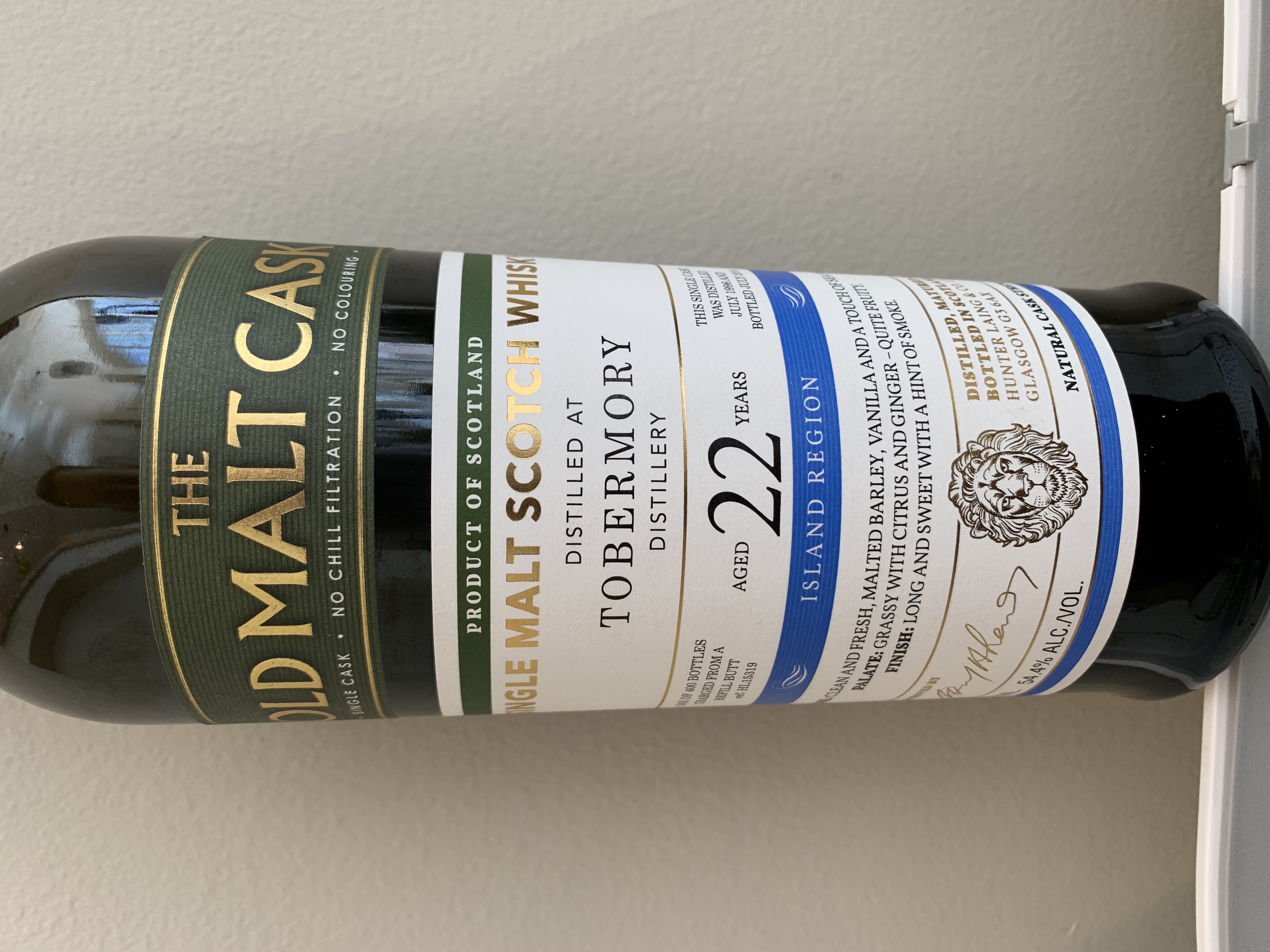Tobermory 1996 22 Year Old Malt Cask (Hunter Laing)