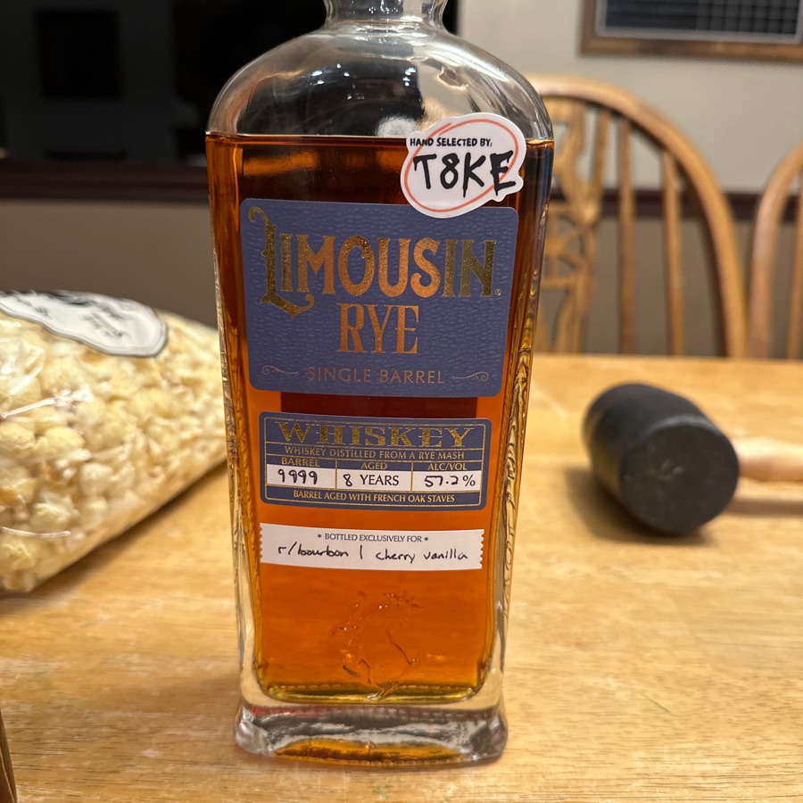 Limousin Rye Single Barrel Cherry/Vanilla Bitters T8KE