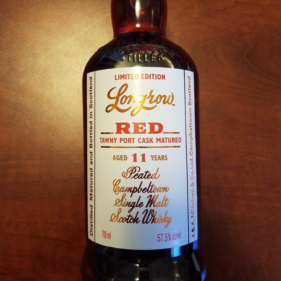 Longrow Red 11 Year Tawny Port Cask Matured