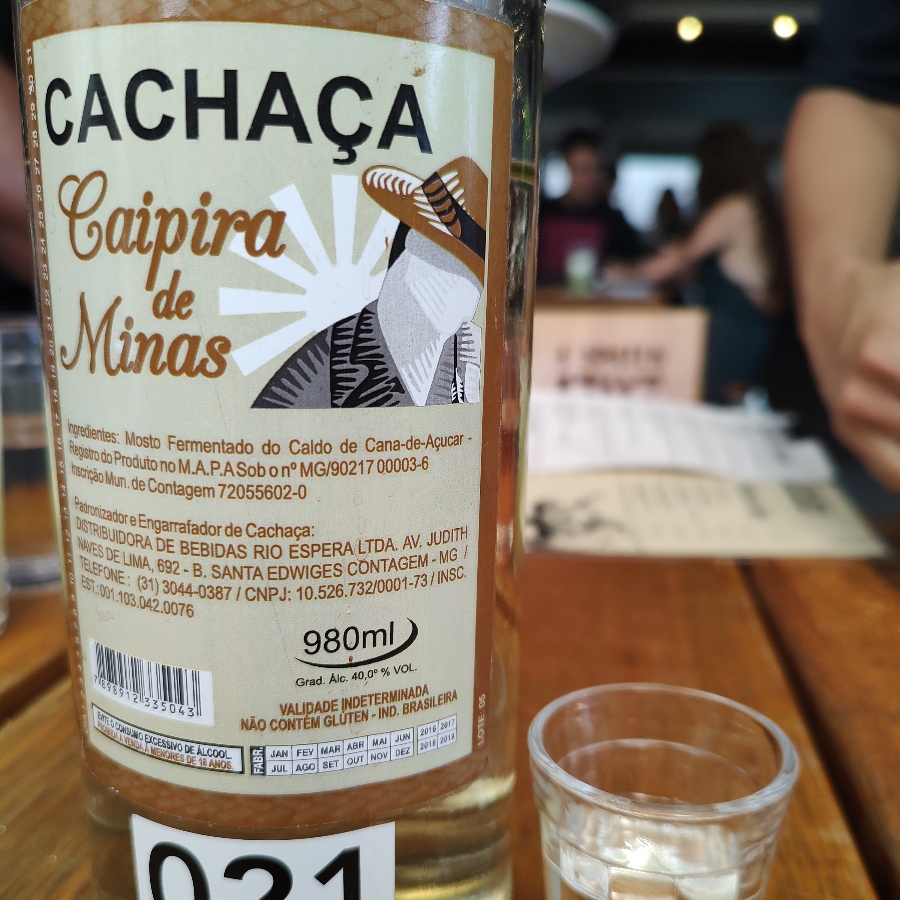 CACHAÇA CAIPIRA DE MINAS