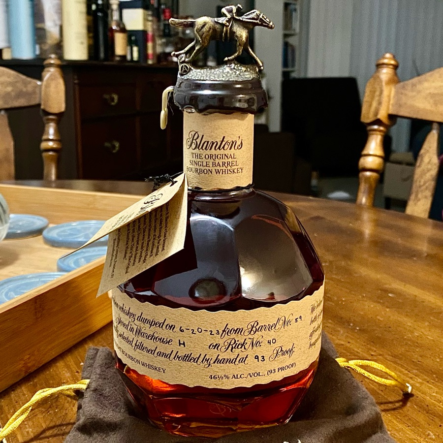 Blanton's Single Barrel Bourbon (2023, Barrel #59)