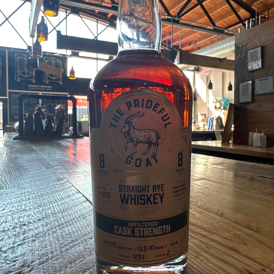 The Prideful Goat 8 Year Cask Strength Rye