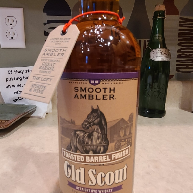 Smooth Ambler Old Scout Straight Rye Whiskey Limited Release The Loft and West Virginia Great Barrel Company Collaboration