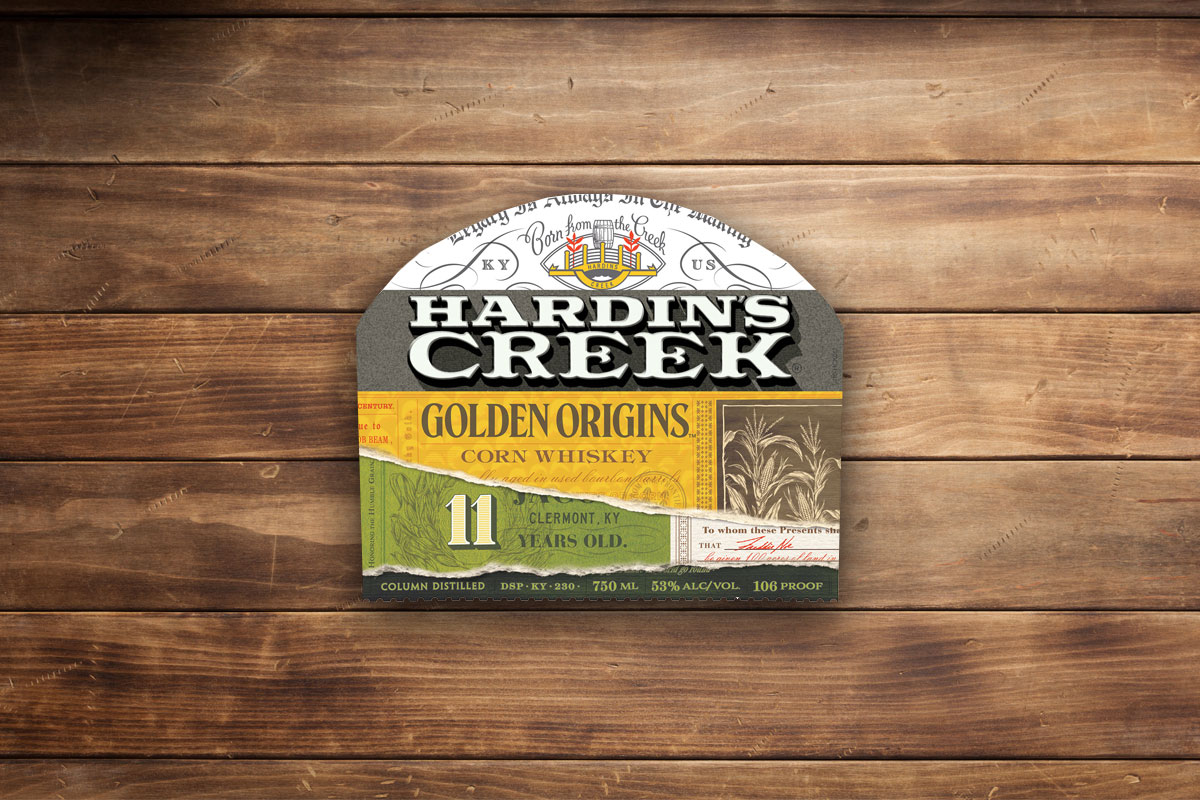 Hardin's Creek Golden Origins Corn Whiskey