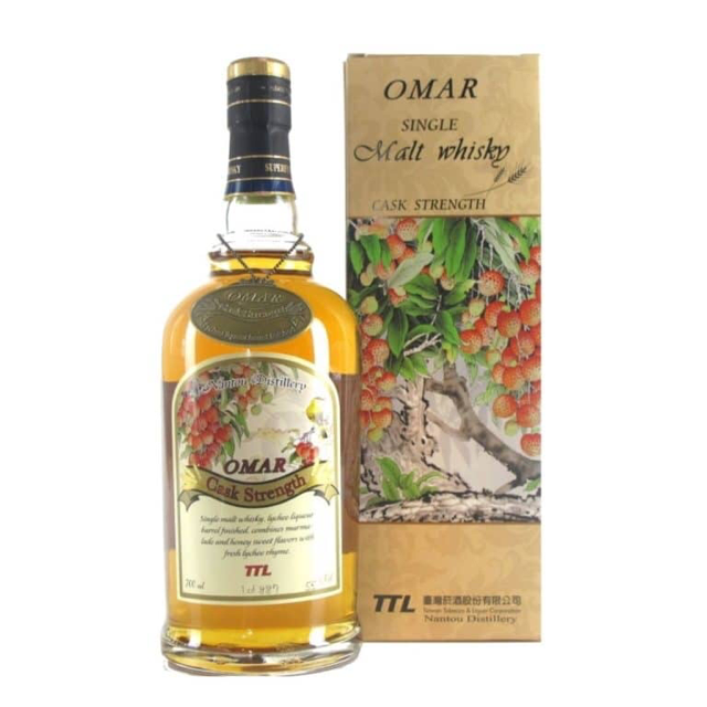 Omar Cask Strength Single Malt Whisky Lychee Liqueur Barrel Finished