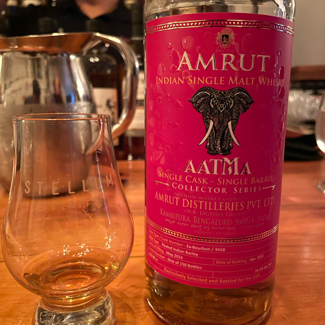 Amrut Aatma Peated Indian Barley Bourbon Cask 4458
