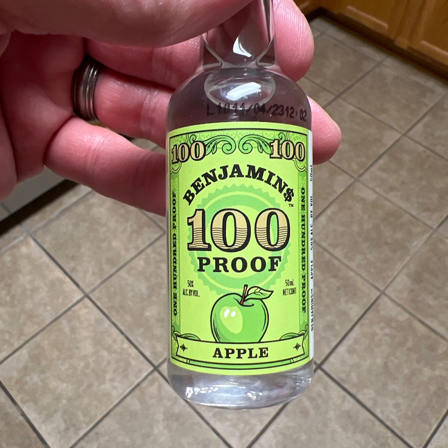 Benjamin$ 100 Proof Apple