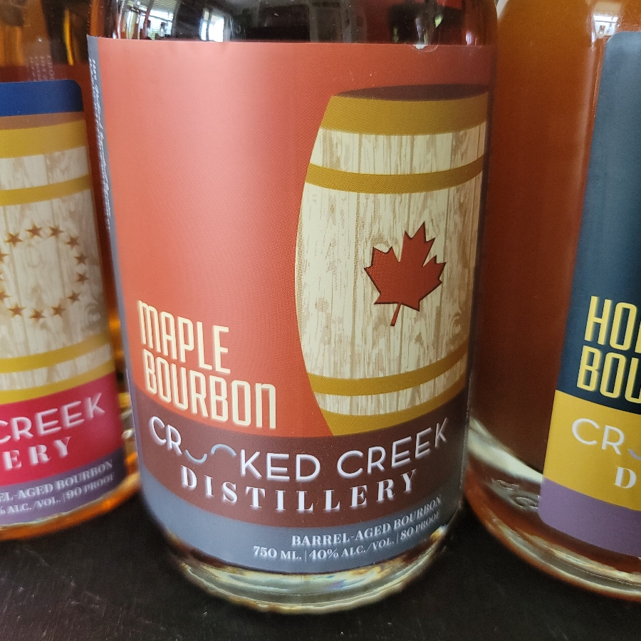 Crooked Creek Distillery Maple Bourbon