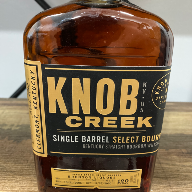 Knob Creek Single Barrel Select Bronson Liquors