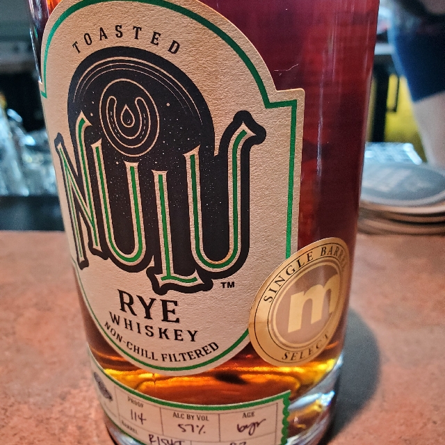 Nulu Toasted Single Barrel Rye (Matty's Bar & Grill)