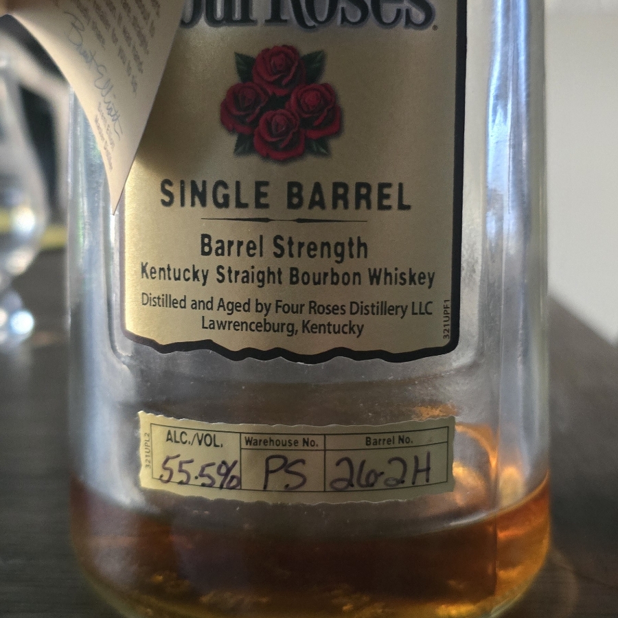Four Roses Barrel Strength (NY single barrel OESV 10 yr 9 m)