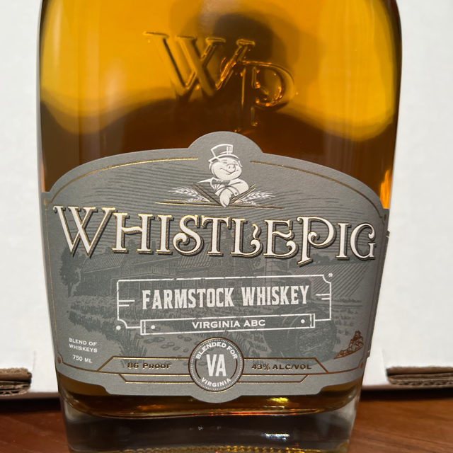 WhistlePig Farmstock Whiskey (Virginia ABC)