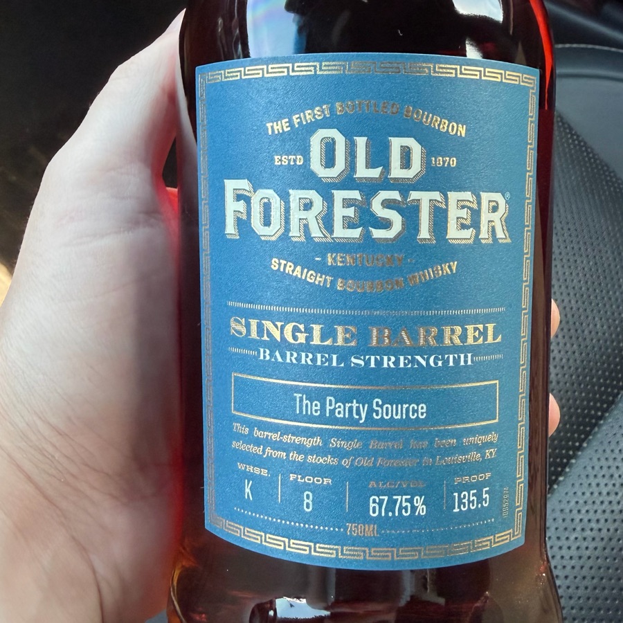 Old Forester Single Barrel Barrel Strength (The Party Source)