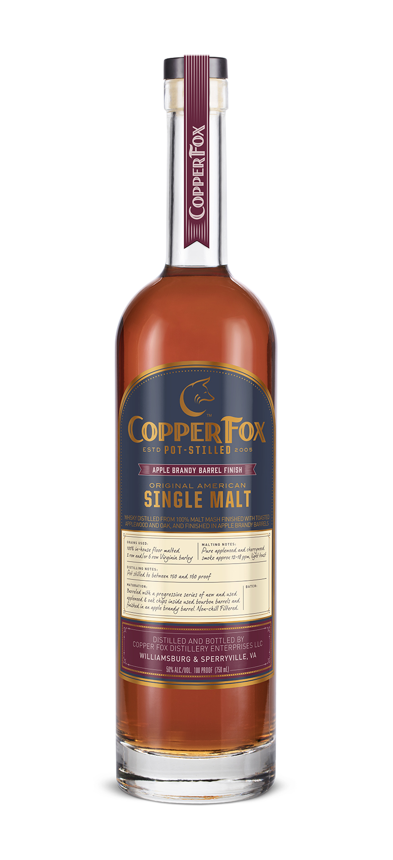 Wasmund's Apple Brandy Barrel Finish Single Malt