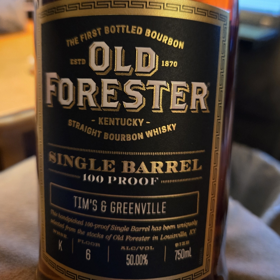 Old Forester Tim's Greenville