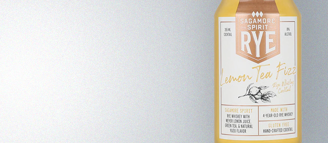 Sagamore Spirit Lemon Tea Fizz Rye Whiskey Cocktail