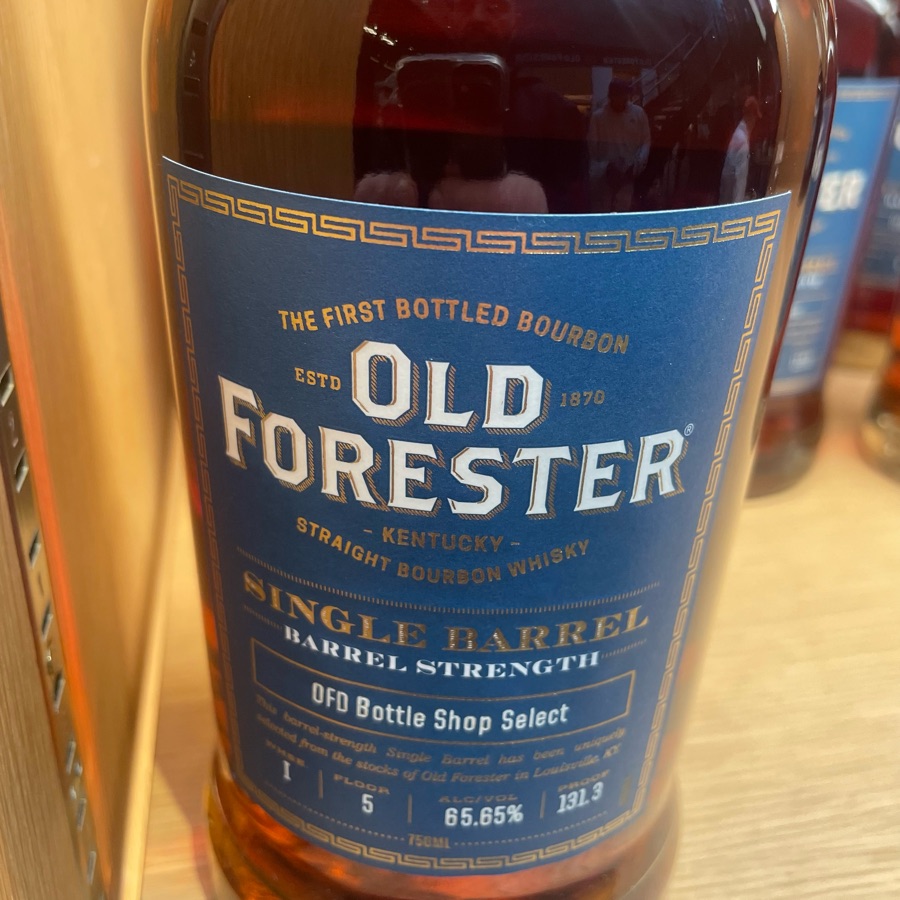 Old Forester Single Barrel Barrel Strength (OFD Bottle Shop Select)
