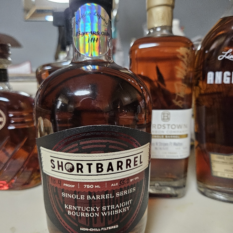 Shortbarrel single barrel series bourbon