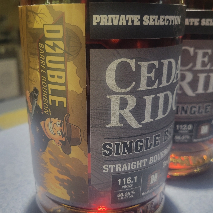 Cedar Ridge Single Barrel Double Barrel Bourbon Hunter 002 (Barrel X2.24.13 Double Oak)