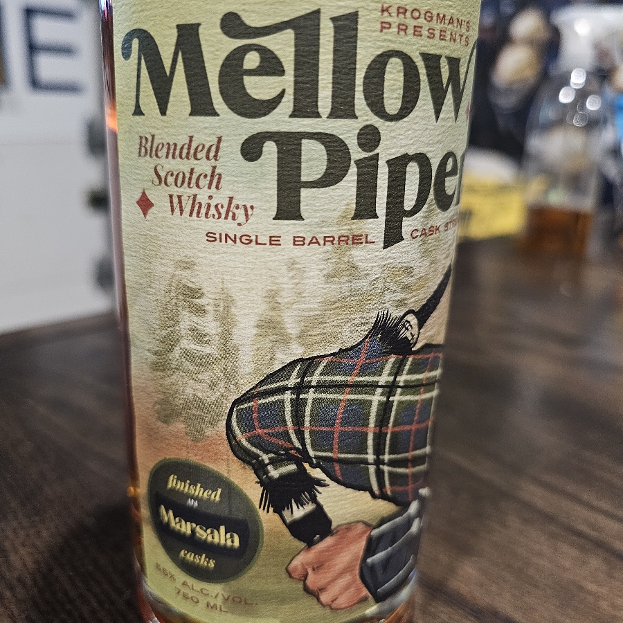 Krogman's Mellow Piper Blended Scotch Whisky Marsala Cask