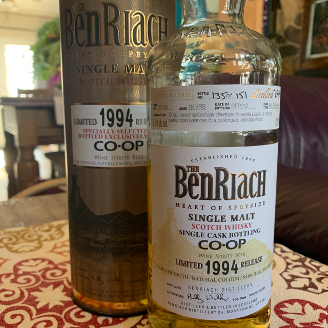 Benriach 1994 Limited Release co-op