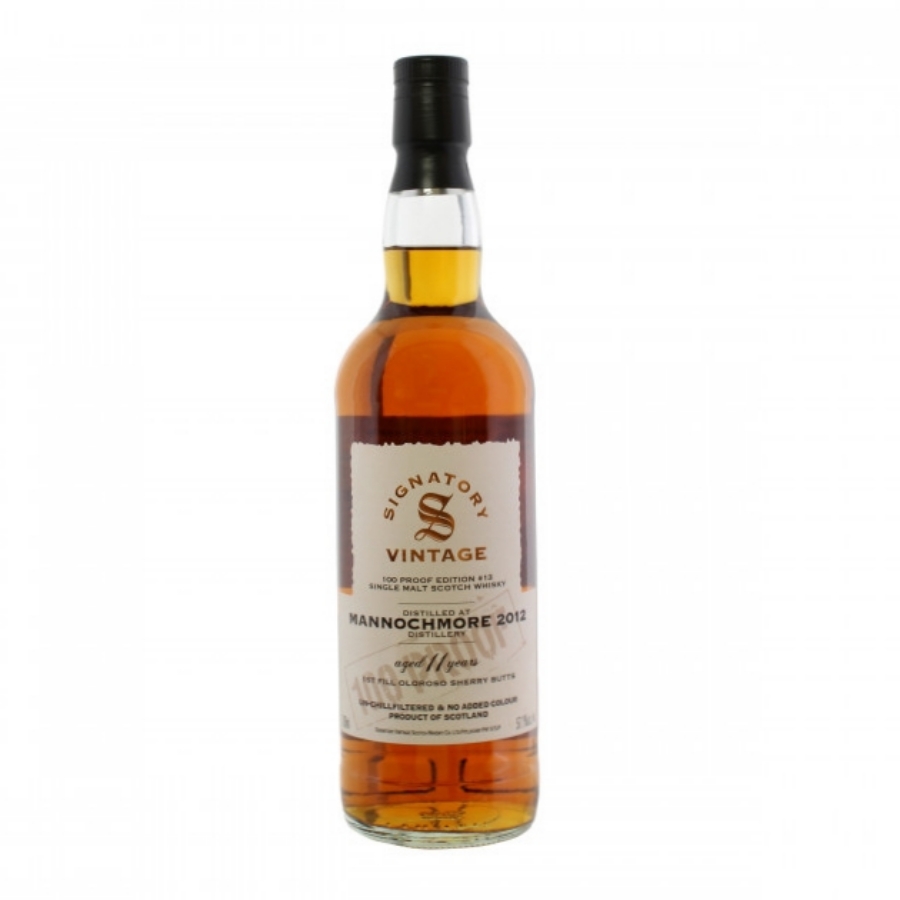 Mannochmore 11 Year Old 2012 - 100 Proof Edition #13 (Signatory)