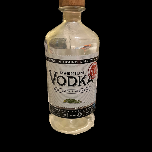 Yella Hound premium vodka small batch