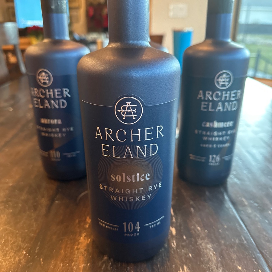 Archer Eland Straight Rye Whiskey Solstice