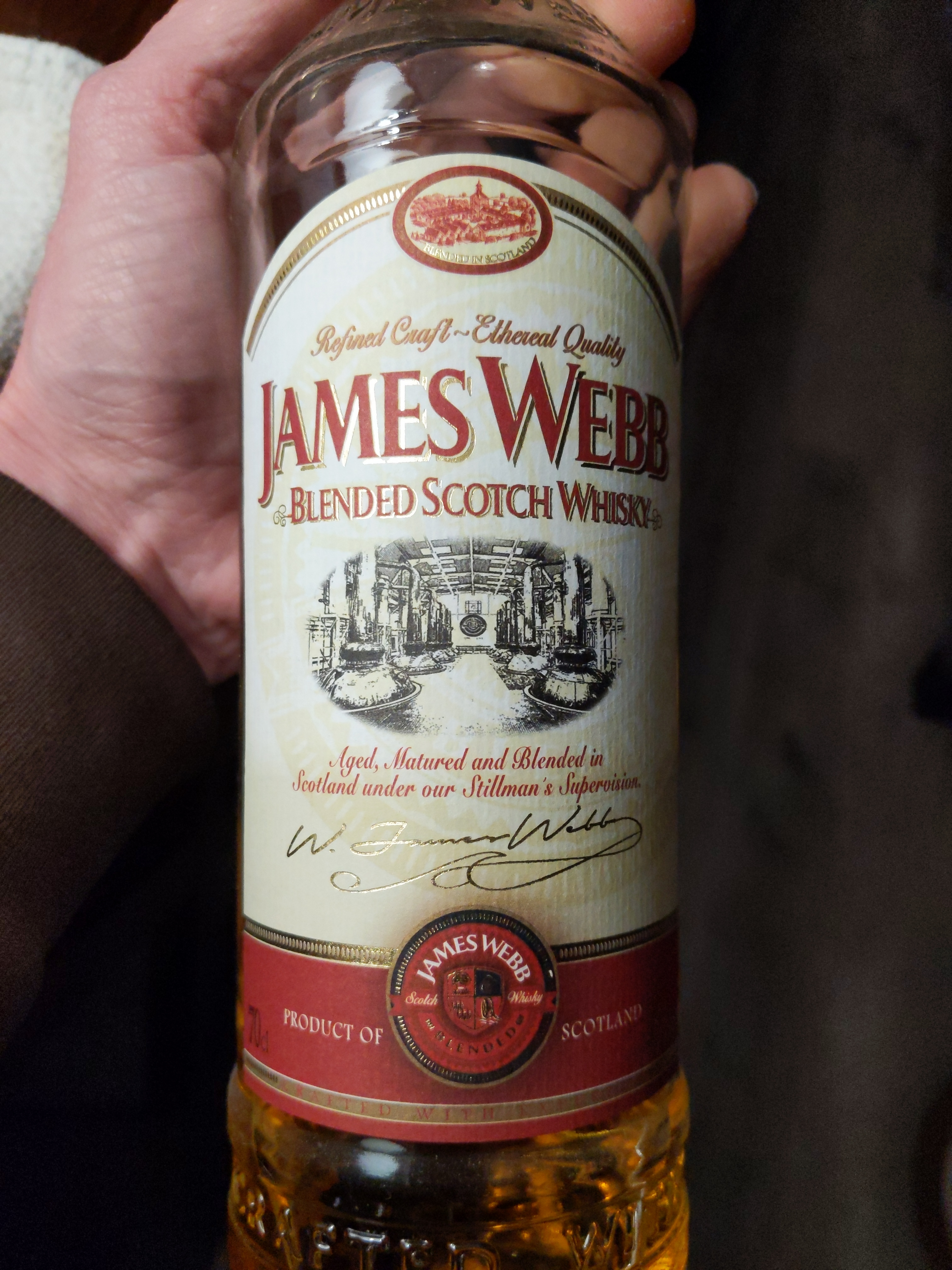 James Webb Blended Scotch Whiskey