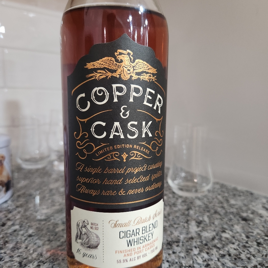 Copper & Cask Small Batch Series 002 Cigar Blend Whiskey