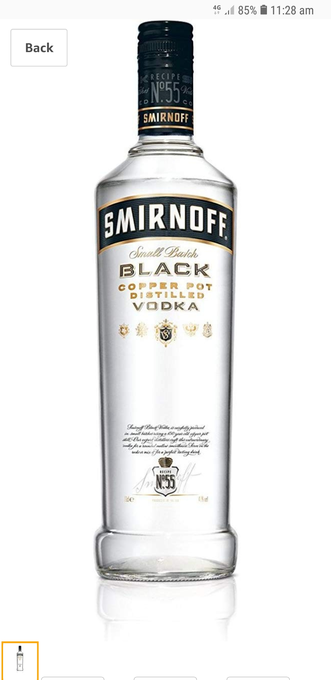 Smirnoff Black Label