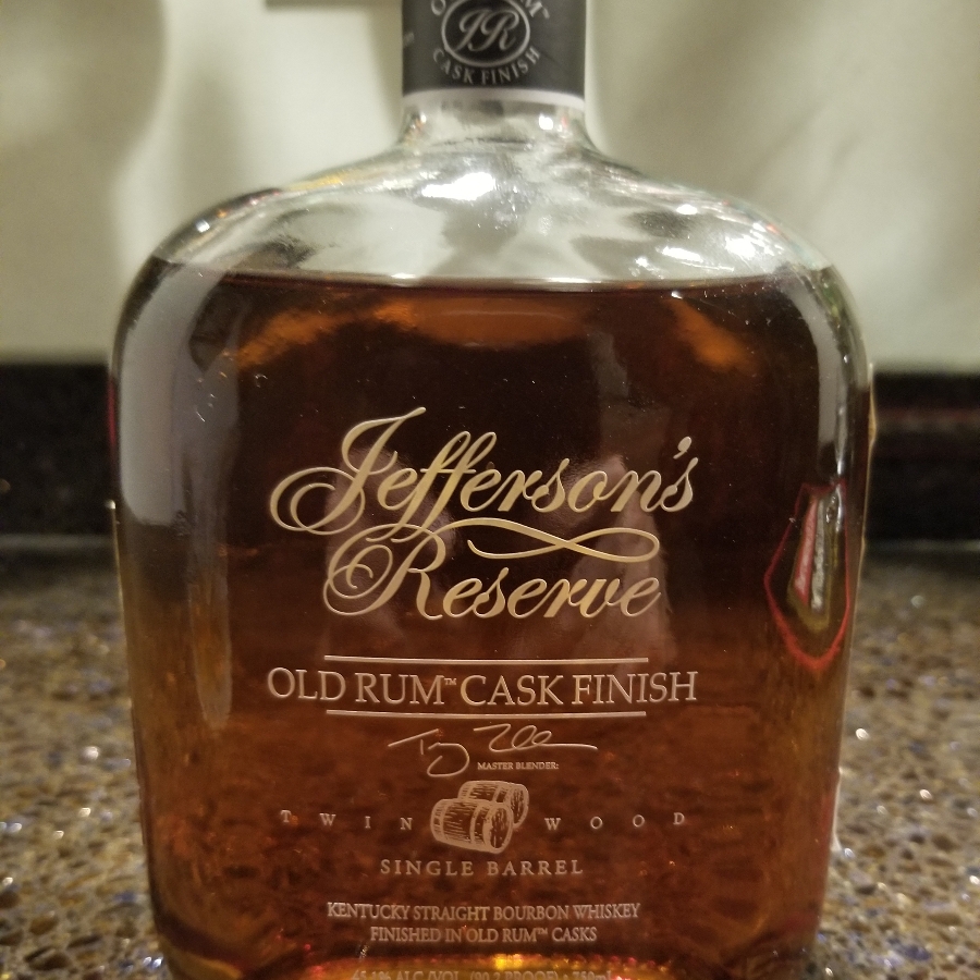 Jefferson's Reserve Old Rum Cask Finish Single Barrel by Binny's
