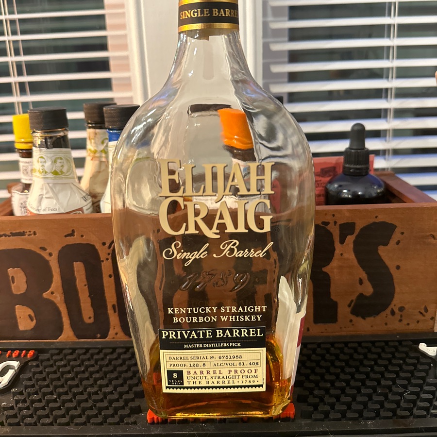Elijah Craig Private Barrel Barrel Proof Chatham County ABC Pick