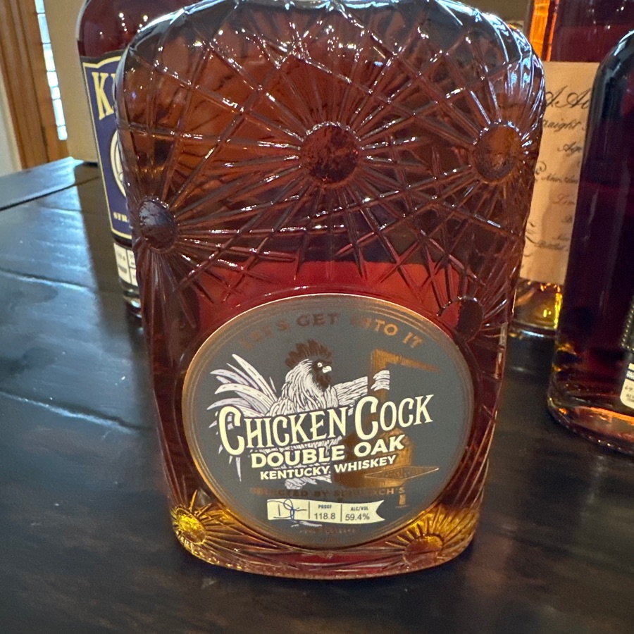 Chicken Cock 10 Year Double Oak Kentucky Whiskey Selected by Seelbach's
