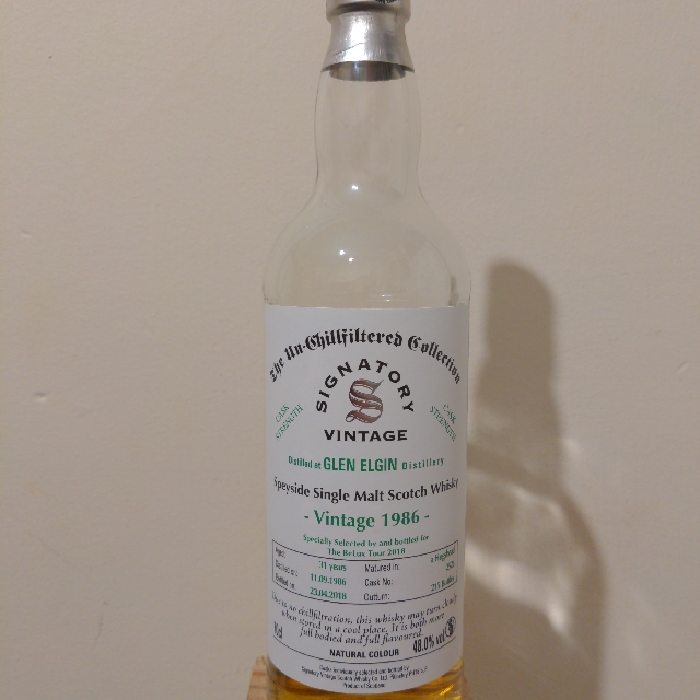 Glen Elgin 1986 31 Year Un-Chillfiltered Collection (Signatory)