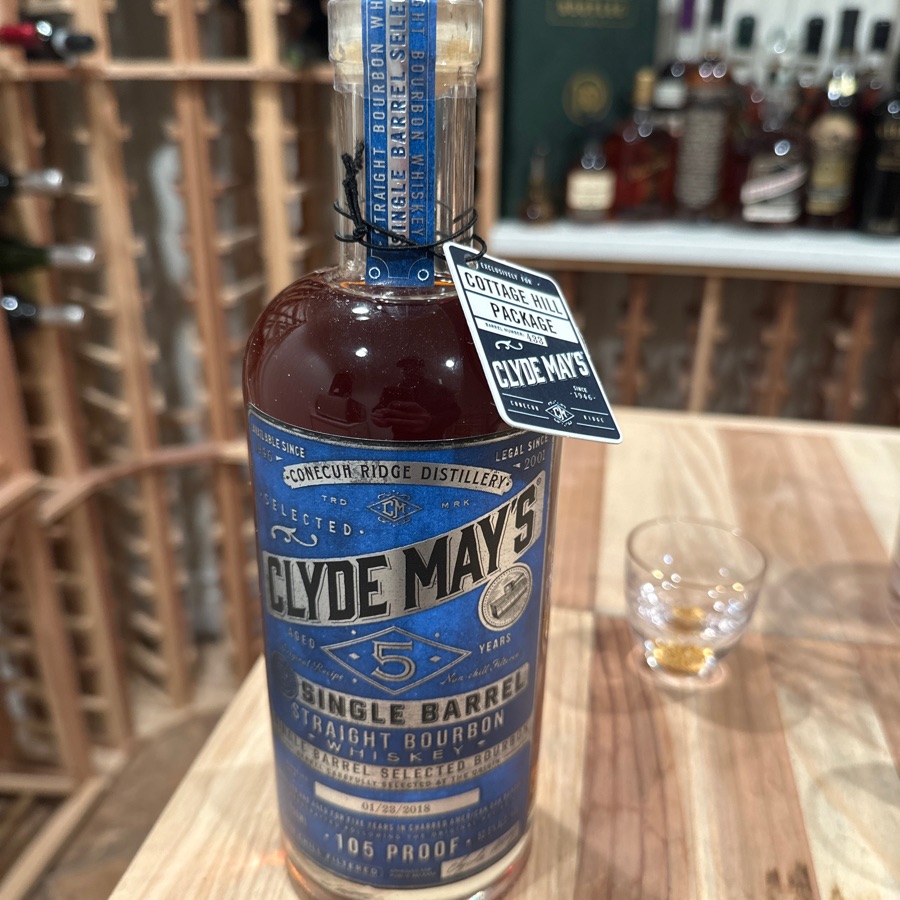 Clyde Mays Single Barrel Selected Bourbon (Cottage Hill Package)