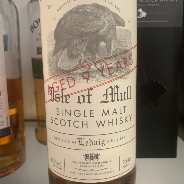 Isle of Mull single malt scotch whisky 9 y.o. (Ledaig)