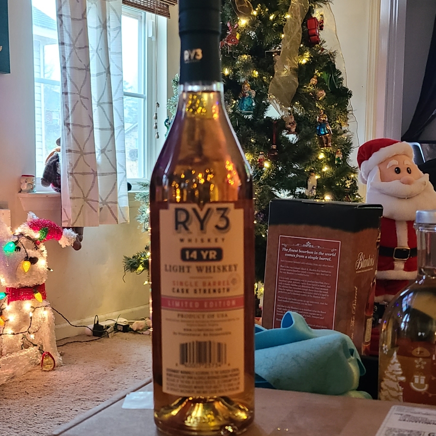 Ry3 Light Whiskey 14YR Cask Strength Single Barrel Private Reserve Barrel Select (State of Georgia)