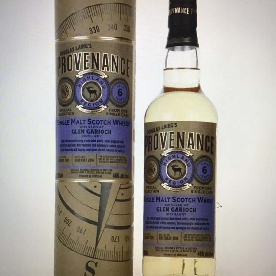 Glen Garioch 6 Year Old 2010 (Cask 11560) Provenance (Douglas Laing) Whisky
