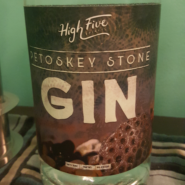 High five spirits petoskey stone gin