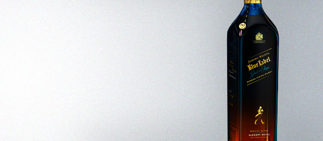 Johnnie Walker Blue Label Ghost and Rare Glenury Royal