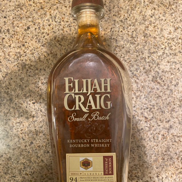 Elijah Craig Small Batch El Cerrito Store Pick