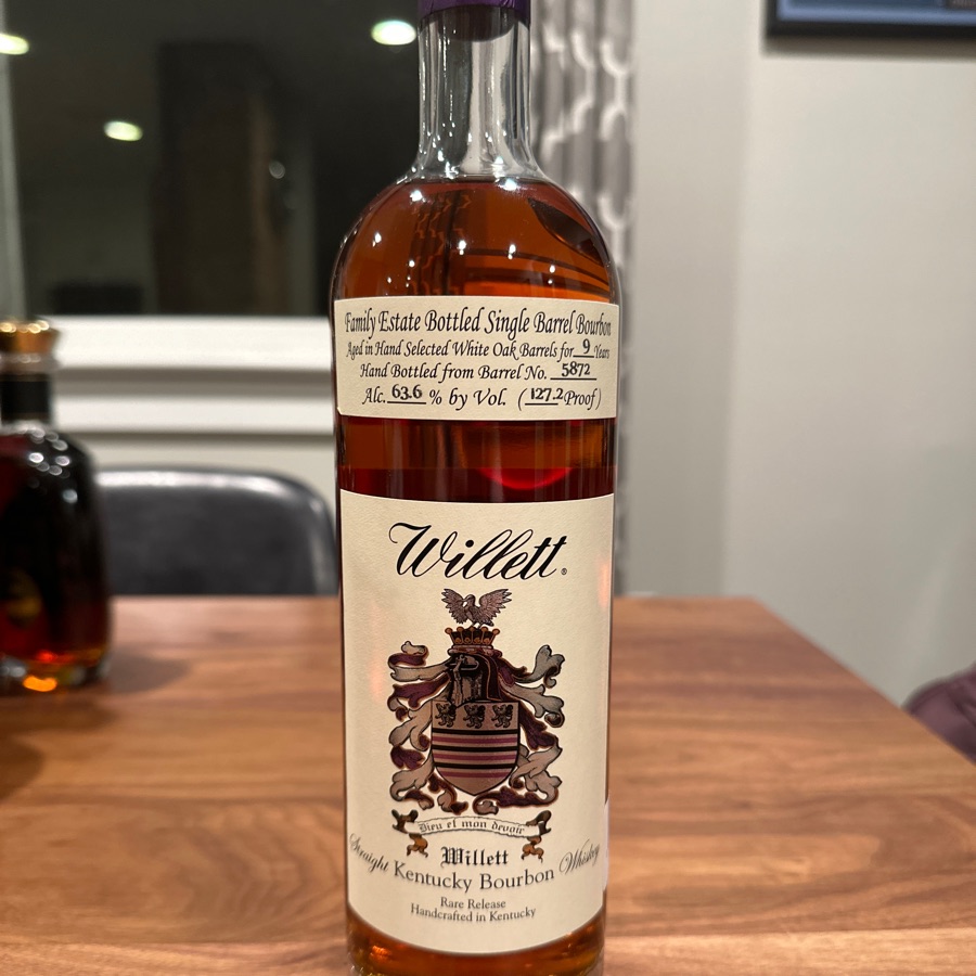 Willet Family Estate 9 Year Bourbon - Barrel #5872 - NHLC