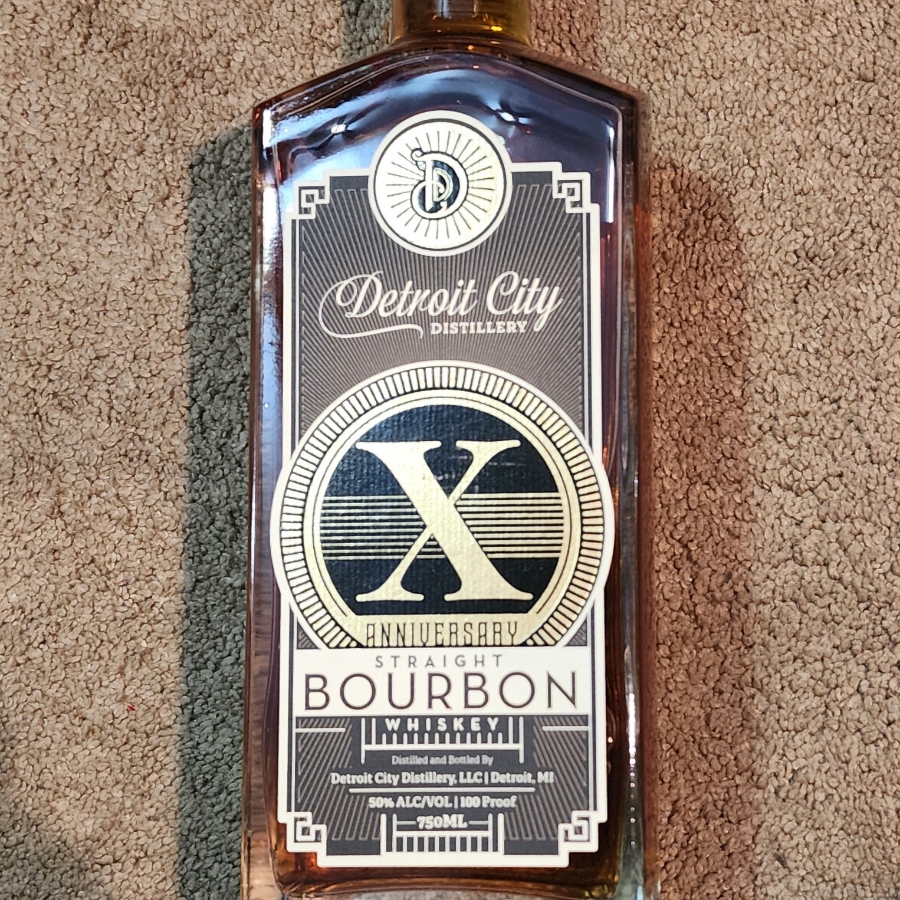 Detroit City X Anniversary Straight Bourbon Whiskey