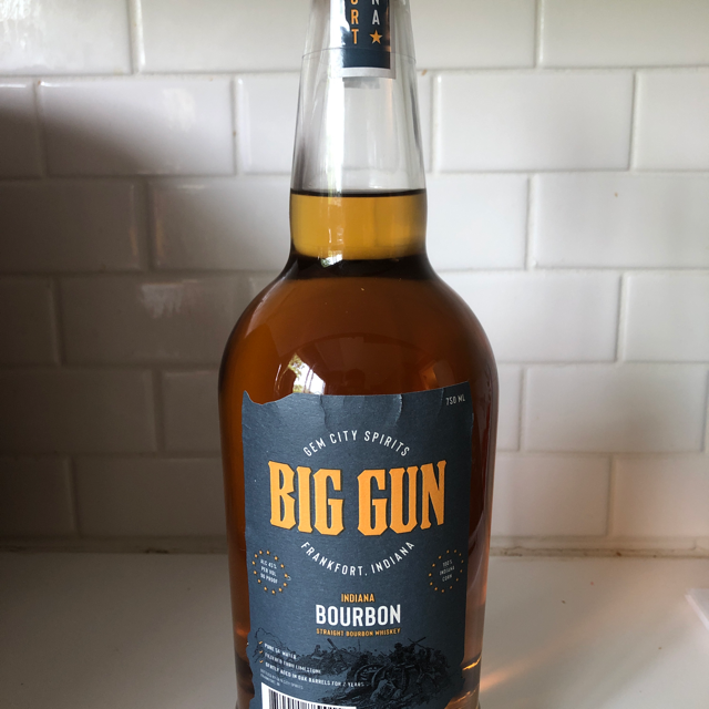Gem City Spirits Big Gun Indiana Straight Bourbon Whiskey