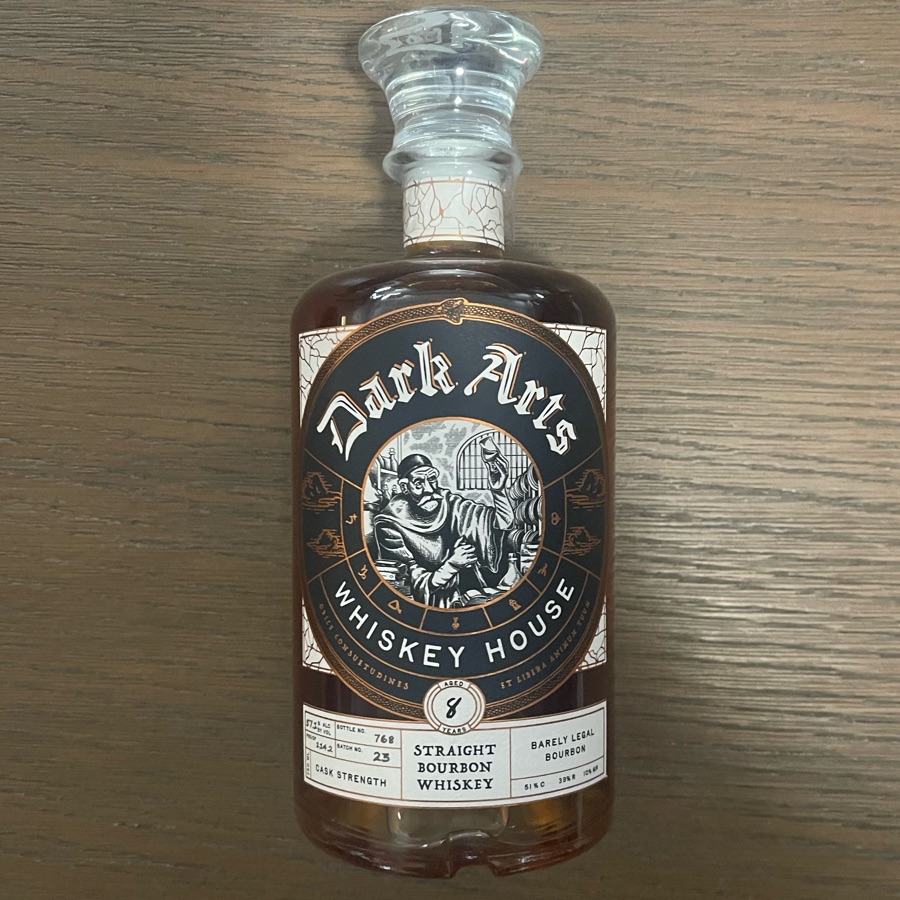 Dark Arts 8-Year Straight Bourbon Whiskey - Barely Legal Bourbon