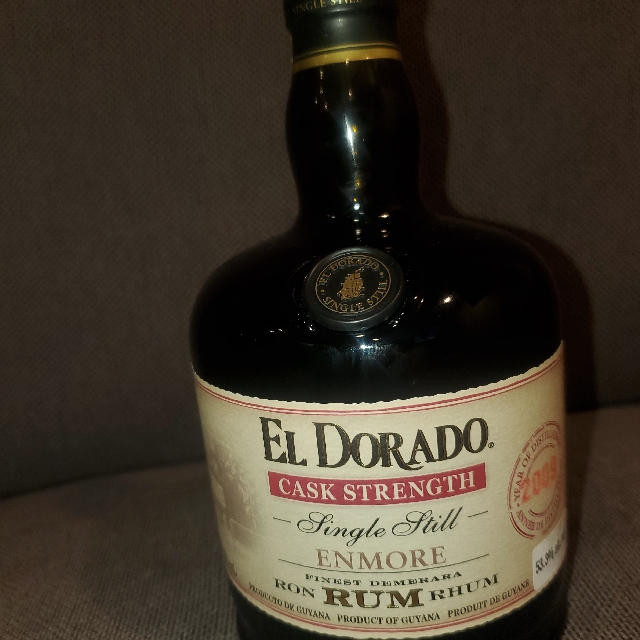 el dorado cask strength single still enmore