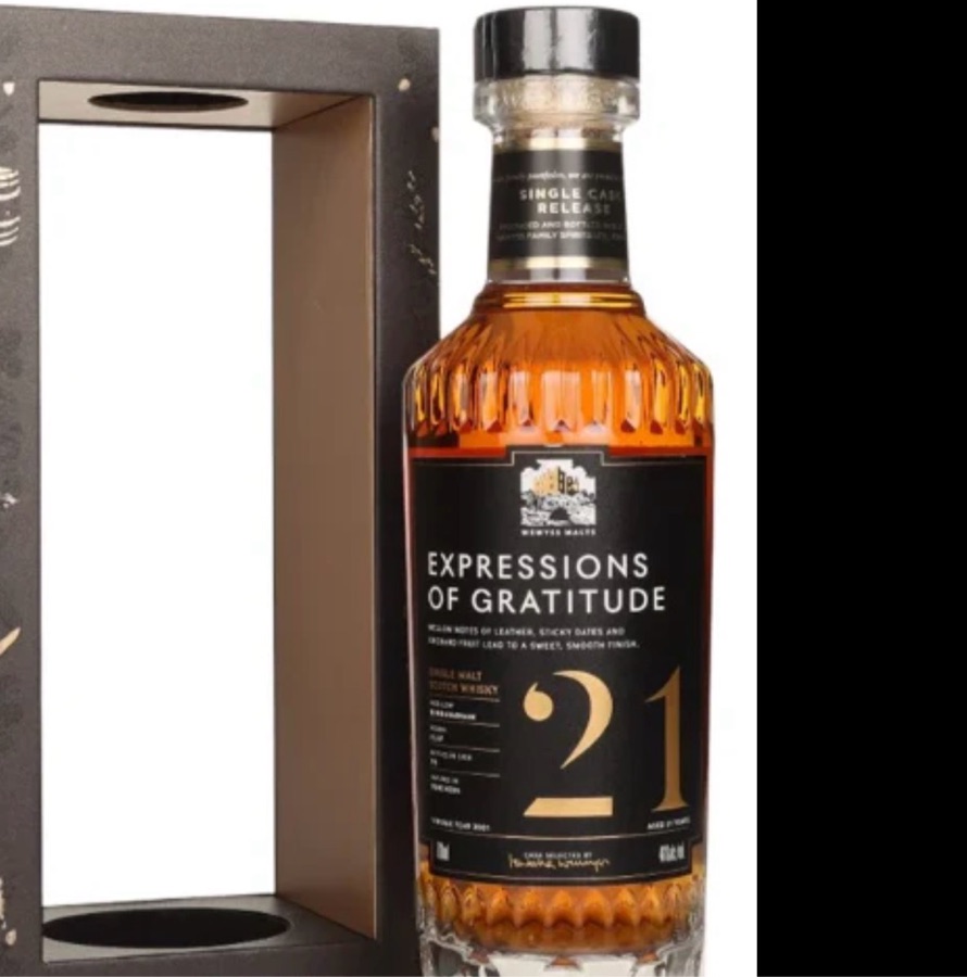 Expressions of Gratitude 21 Year Old 2001 - Wemyss Malts (Bunnahabhain) 70cl Whisky