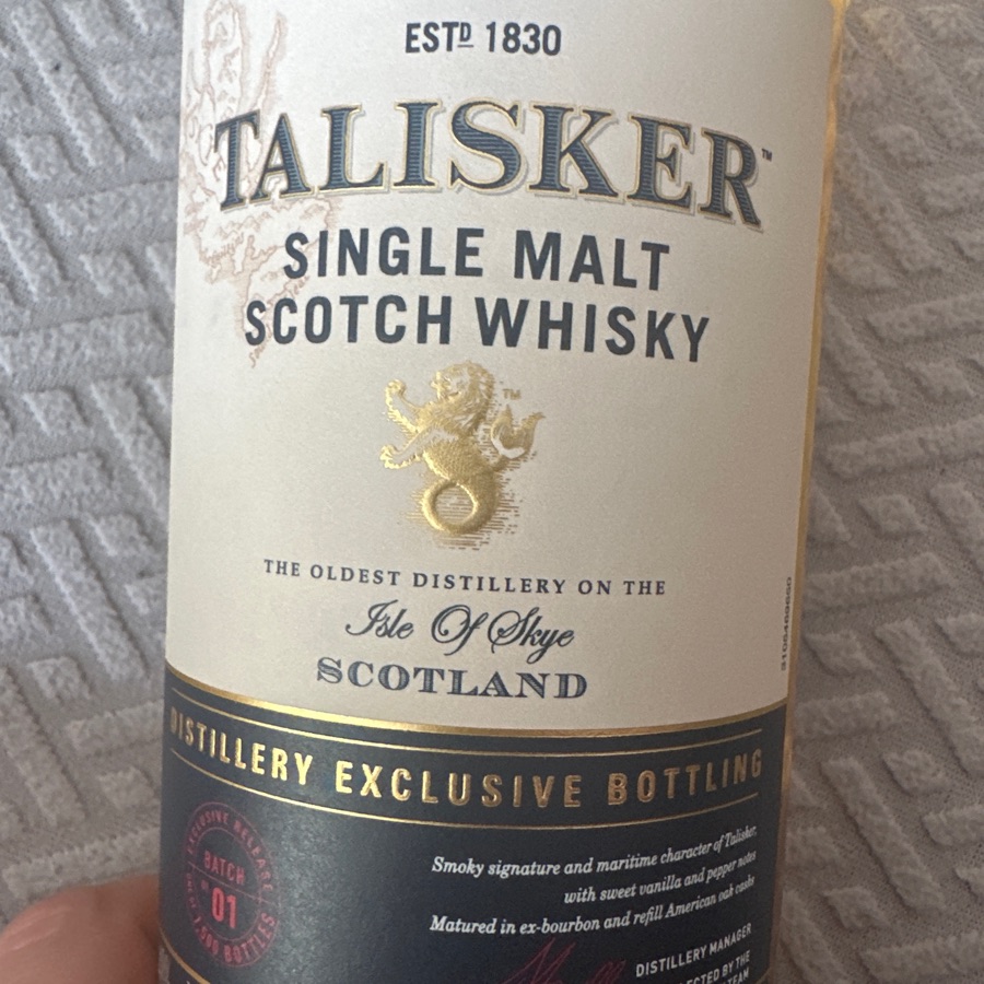 Talisker - Distillery Exclusive Batch # 1