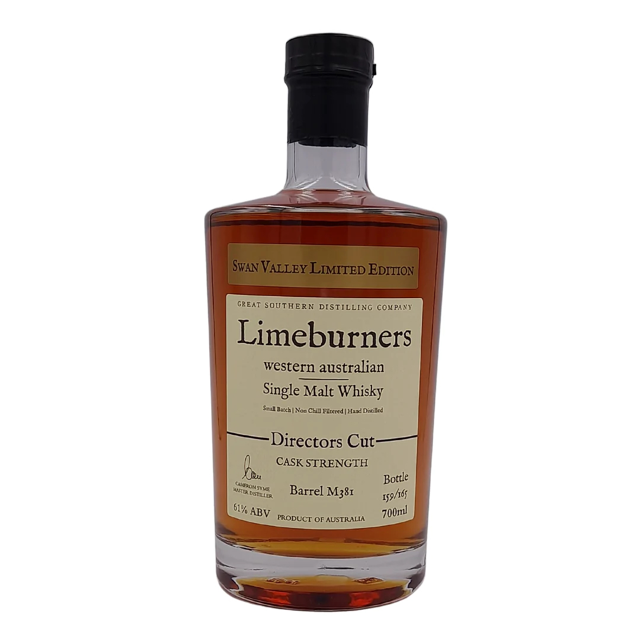 LIMEBURNERS SINGLE MALT WHISKY DIRECTORS CUT - TOPAQUE BARREL 61% (M381)